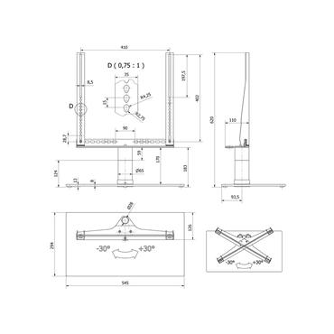Multibrackets M Motorized Tablestand