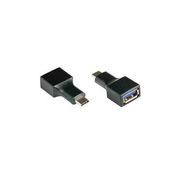 Adapter USB 3.0 / USB 3.1 (Gen. 1) USB-C Stecker an Buchse A, schwarz, Good Connections® (USB-AD301)