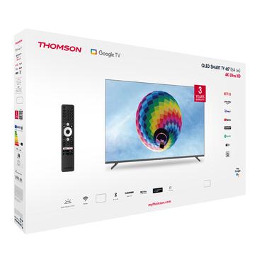 Thomson TV Set654K/SmartQLED3840x2160Wireless LANBluetoothGoogle TVDark Grey65QG4S14