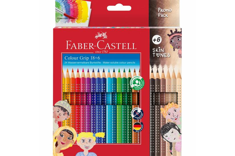 Faber Castell Buntstift Jumbo Grip Skin Tones 18+6