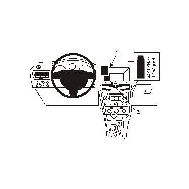 Brodit ProClip Center mount - montering för mobiltelefon