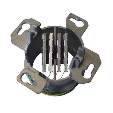 EFB Elektronik FTTH-OUTLET-LC-OM4 stikkontakt LC-D Hvid