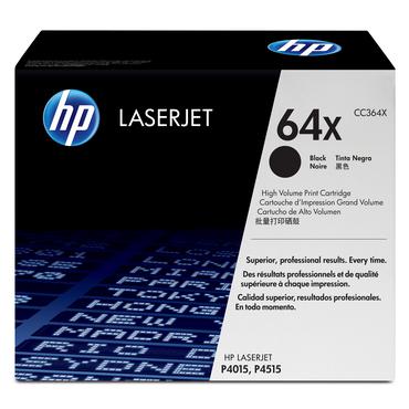 HP 64X - L&aring;ng livsl&auml;ngd - svart - original - LaserJet - tonerkassett (CC364X)
