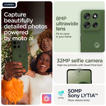 Motorola moto g56 5G 17,1 cm (6.72") Hybrid Dual SIM Android 15 USB Type-C 8 GB 256 GB 5200 mAh Grøn