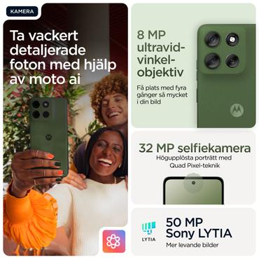Motorola moto g56 5G 17,1 cm (6.72") Hybrid Dual SIM Android 15 USB Type-C 8 GB 256 GB 5200 mAh Grøn