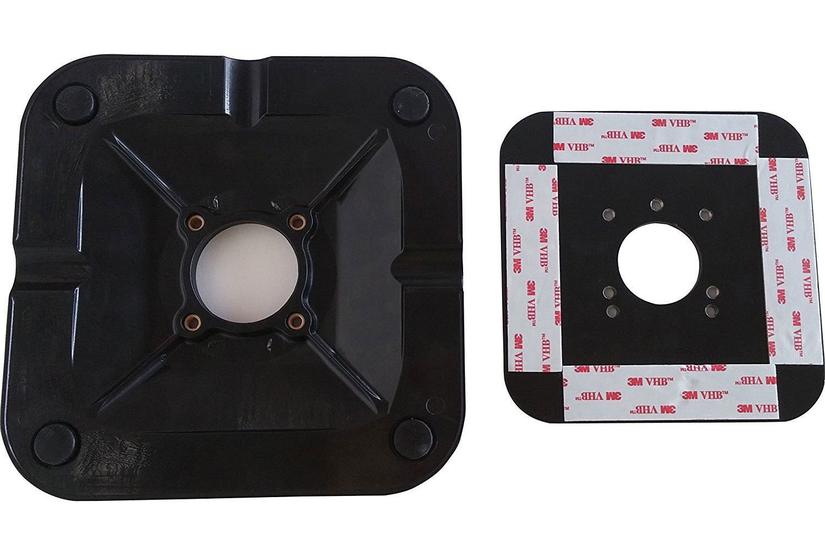 Compulocks Rise Pole Adhesive Base komponenter til montering