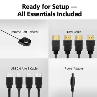 4-Port USB 4K HDMI KVMPT
