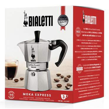 Bialetti Moka Express Moka gryde 0,2 L Aluminium, Sort