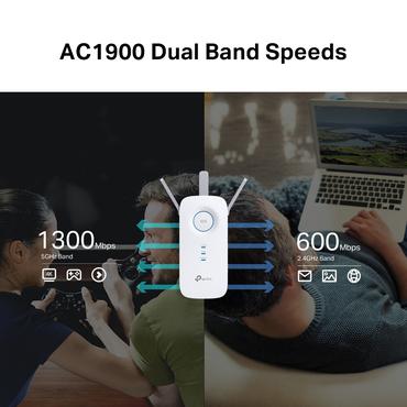 TP-LINK Forlænger - 802.11a, 802.11b, 802.11g, Wi-Fi 4 (802.11n), Wi-Fi 5 (802.11ac)