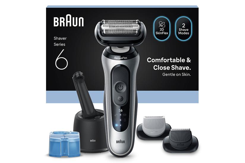 Braun Barbermaskine - Folie shaver - Lithium-Ion (Li-Ion) - 60 min. - Sølv - Batteri