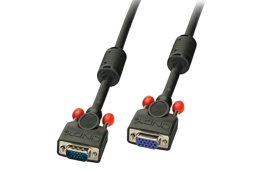Lindy 36392 VGA kabel 1 m VGA (D-Sub) Sort