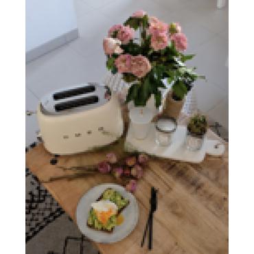 Smeg 50's Style TSF01CREU - br&ouml;drost - kr&auml;m