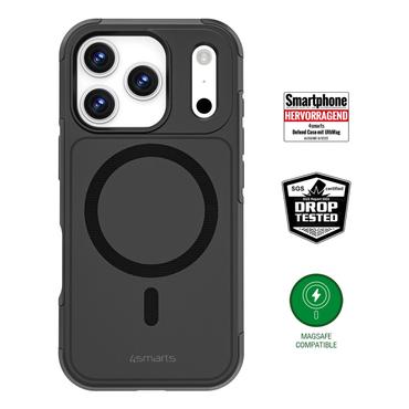 4smarts Defend mobiltelefon etui 16 cm (6.3") Ramme Sort