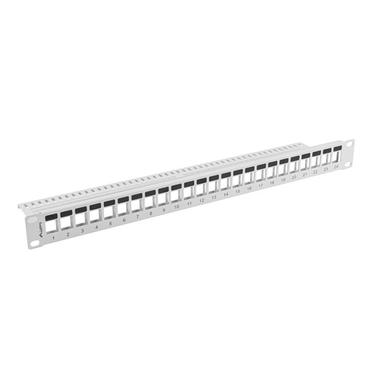 Lanberg PPKS-1024-S - patchpanel (blank) - 1U - 19"