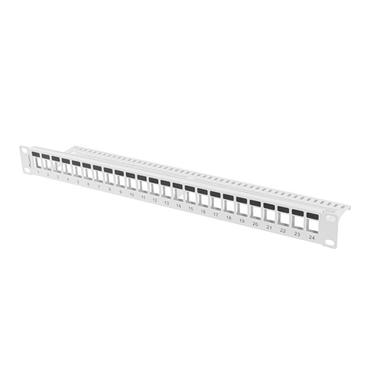 Lanberg PPKS-1024-S - patchpanel (blank) - 1U - 19"