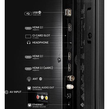 Hisense 50E77Q 126cm 50" 4K QLED Smart TV Fernseher