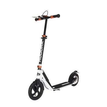 HUDORA BigWheel Air 230 Dual Brake Universel Klassisk scooter Sort, Hvid