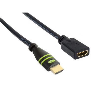 Techly ICOC-HDMI-4-EXT018 HDMI-kabel 1,8 m HDMI Type A (Standard) Sort