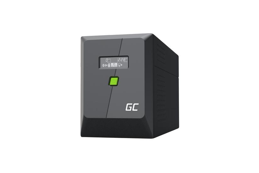 Green Cell UPS-enhed Interaktivt indgangsstik 2 kVA 1200 W 4 AC stikkontakt(er)