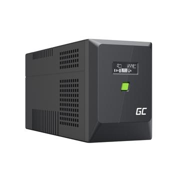 Green Cell UPS-enhed Interaktivt indgangsstik 2 kVA 1200 W 4 AC stikkontakt(er)