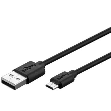 goobay - USB-kabel - Micro-USB Type B til USB - 50 cm