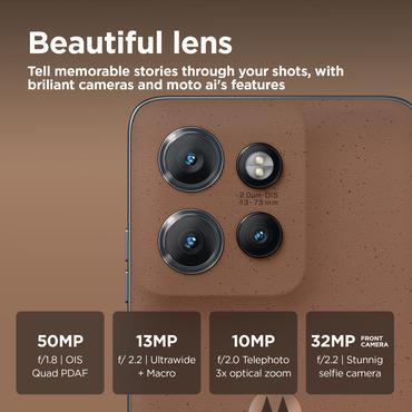 Motorola Edge 50 Neo - pantone mocha mousse - 5G smartphone - 512 GB - CDMA / GSM