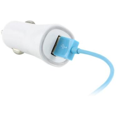 USB Billader, 2,4 A, hvid