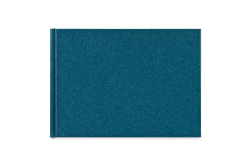 Hama Wrinkled Buchalbum    24x17 36 wei&szlig;e Seiten, blau       7612