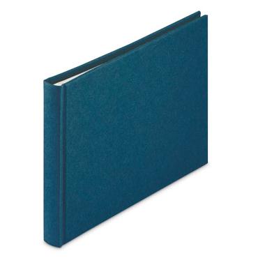 Hama Wrinkled Buchalbum    24x17 36 wei&szlig;e Seiten, blau       7612