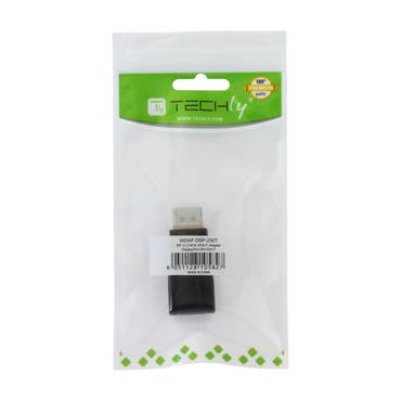 Techly IADAP-DSP-230T kabel k&oslash;nsskifter DisplayPort VGA Sort