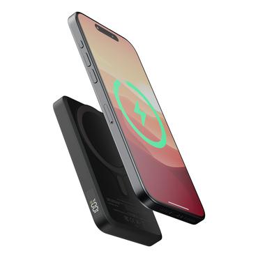 Xtorm FS5W051 powerbank Lithium polymer (LiPo) 5000 mAh Trådløs opladning Sort