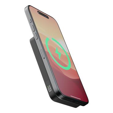 Xtorm FS5W051 powerbank Lithium polymer (LiPo) 5000 mAh Trådløs opladning Sort