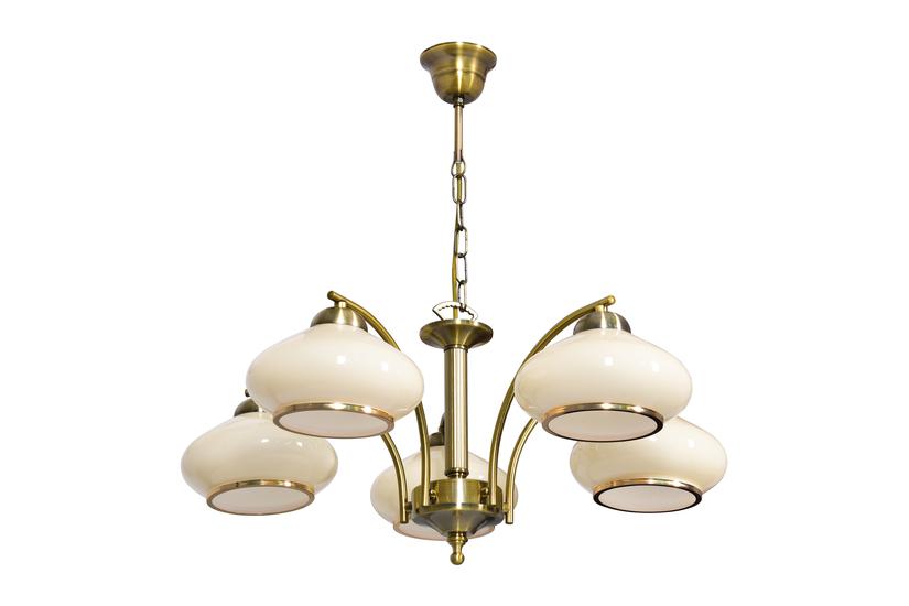 Activejet Klassisk loft lysekrone vedh&aelig;ng lampe RITA Patina 5xE27 til stuen