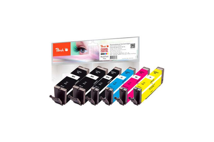 Peach Patrone Canon PGI-550XL/CLI-551XL MultiPack Plus remanufactured