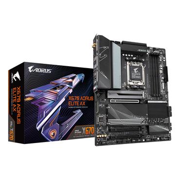 AORUS X670 ELITE AX - 1.0 - bundkort - ATX - Socket AM5 - AMD X670