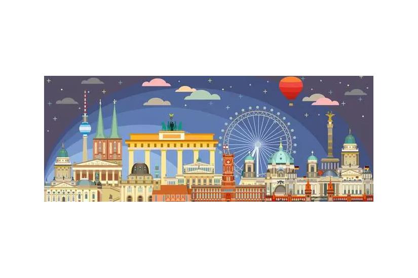 Ravensburger 12000449 puslespil Farve-puslespil 1000 stk By