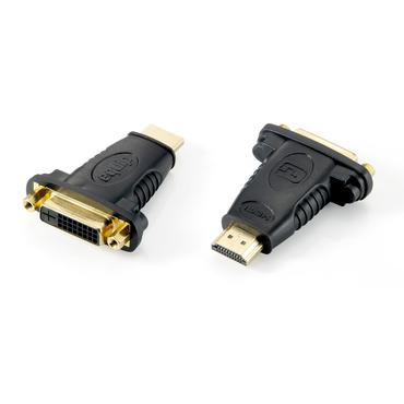 Equip 118909 kabel kønsskifter DVI (24+1) HDMI A Sort