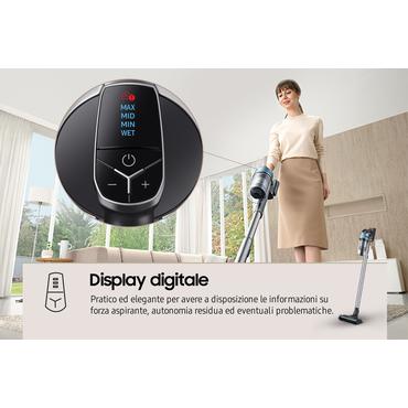 Samsung Jet 75E Pet VS20B75AGR1 - dammsugare - sladdl&ouml;s - skaft/handh&aring;llen - 1 batteri, laddare medf&ouml;ljer - black ChroMetal/teal mint