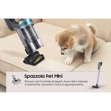 Samsung Jet 75E Pet VS20B75AGR1 - dammsugare - sladdl&ouml;s - skaft/handh&aring;llen - 1 batteri, laddare medf&ouml;ljer - black ChroMetal/teal mint