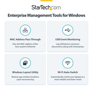 StarTech.com USB-C Triple Monitor Docking Station - HDMI/DP Triple 4k USB-C Dock - 5x USB Hub - GbE - 100W PD - Universal Multi Monitor Docking Station - Thunderbolt 3/4 Compatible (116E-USBC-DOCK) - dockingstation - USB-C - 1GbE