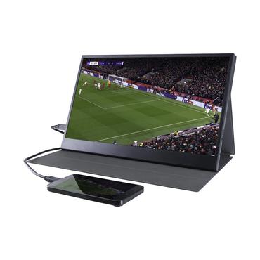Denver PMO-15604 Bærbart tv og skærm Bærbar skærm Sort 39,6 cm (15.6") LED 1920 x 1080 pixel