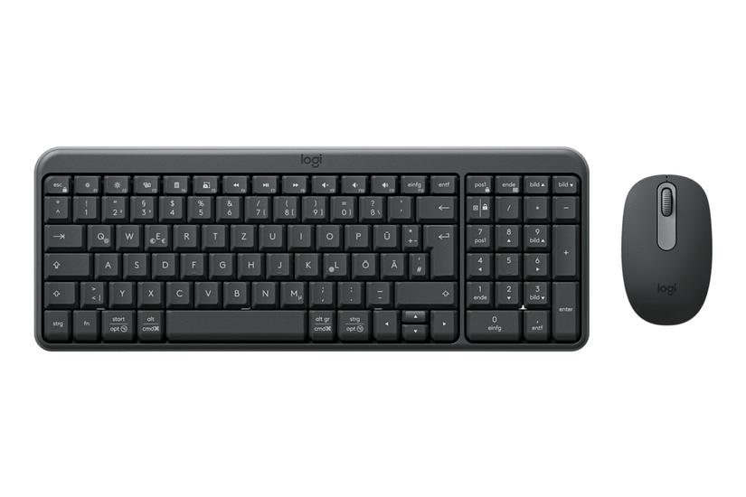 LOGITECH MK250 Wireless Keyboard and Mouse Graphite (DE)