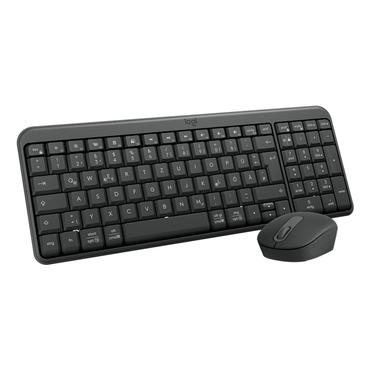 LOGITECH MK250 Wireless Keyboard and Mouse Graphite (DE)