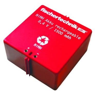Fischertechnik PLUS Accu Set batteriladdare + v&auml;xelstr&ouml;msadapter - med batteri - NiMH