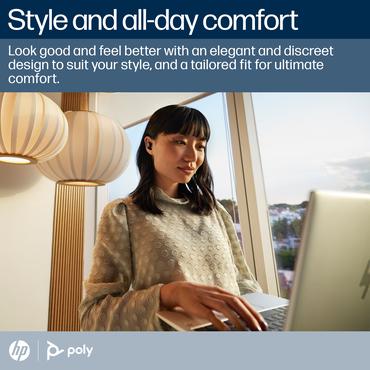 Poly Voyager Free 20 - ægte trådløse øretelefoner med mik.