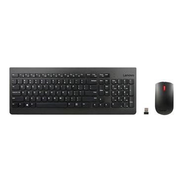 Lenovo Essential Wireless Combo - sæt med mus og tastatur - Nordisk Indgangsudstyr