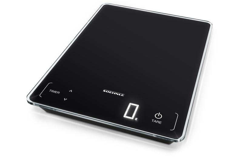 Soehnle Page Profi 100 Sort Bordplade Rektandel Elektronisk køkkenvægt