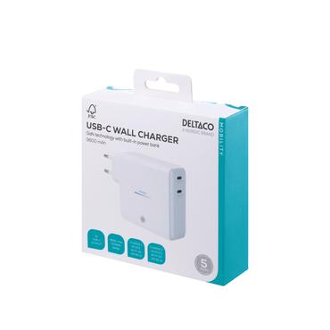 DELTACO strømbank/strømadapter - Li-Ion - 24 pin USB-C - 60 Watt