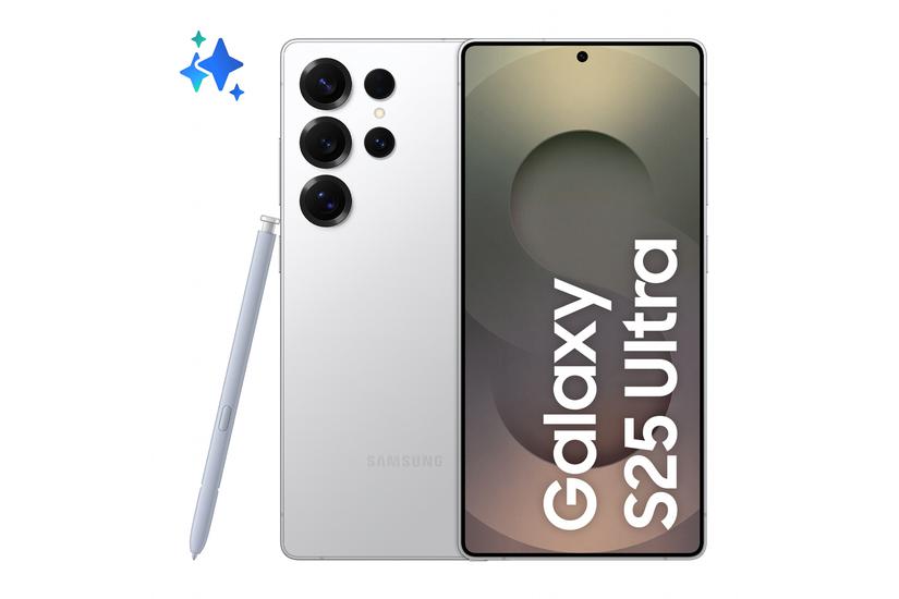 Samsung Galaxy S25 Ultra 17,5 cm (6.9") Dual SIM Android 15 5G USB Type-C 12 GB 1 TB 5000 mAh Sølv, Hvid