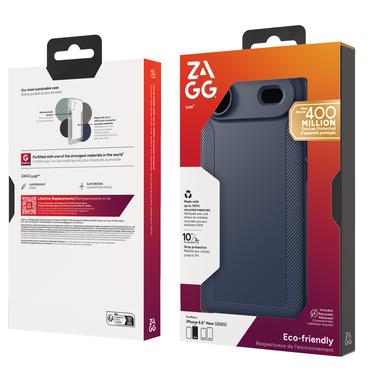 ZAGG Luxe Snap mobiltelefon etui 16,5 cm (6.5") Cover Marinebl&aring;
